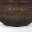 Mercana Aivana Extra Large Antiqued Gold Metal Floor Vase
