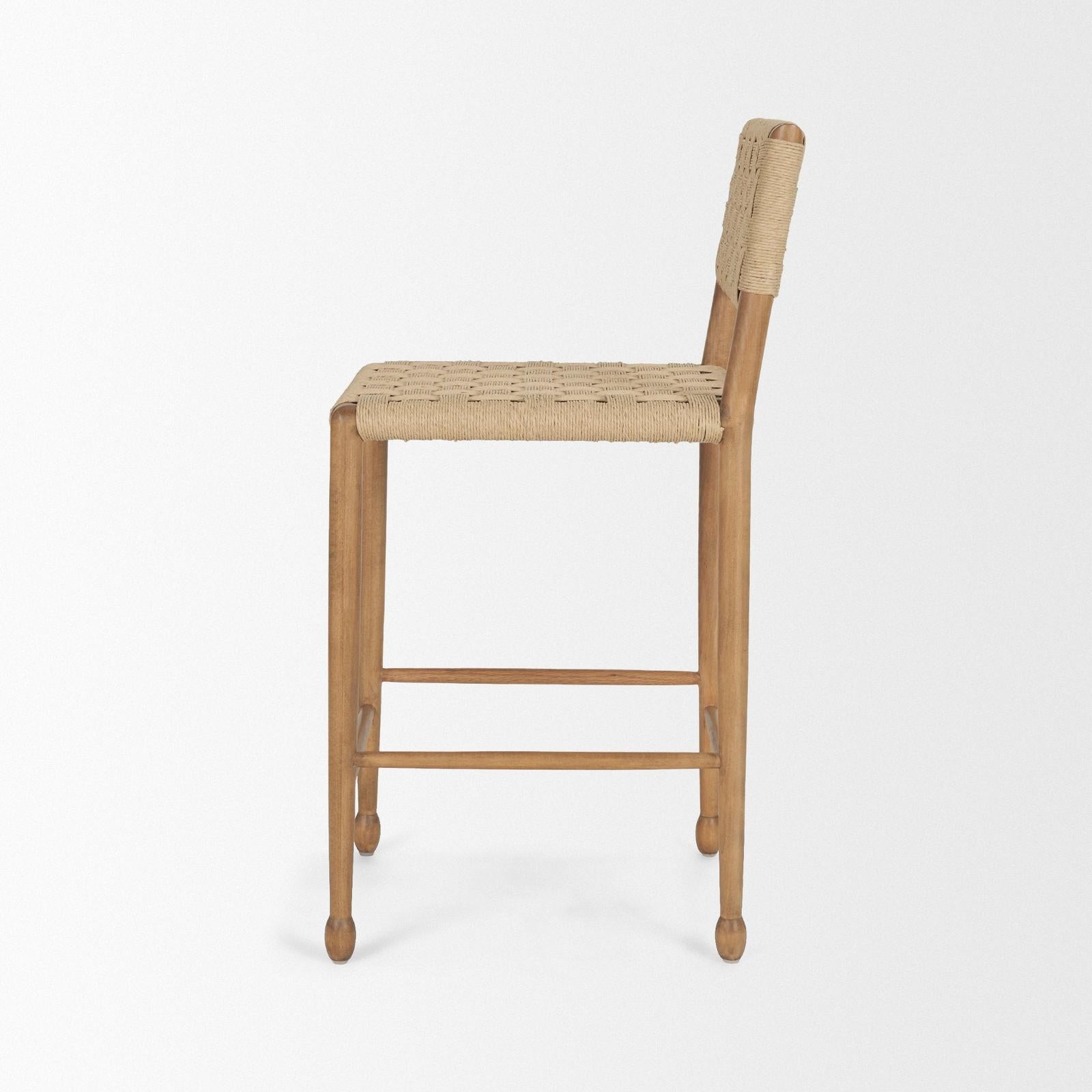 Mercana Brinley Paper Rope Counter Stool