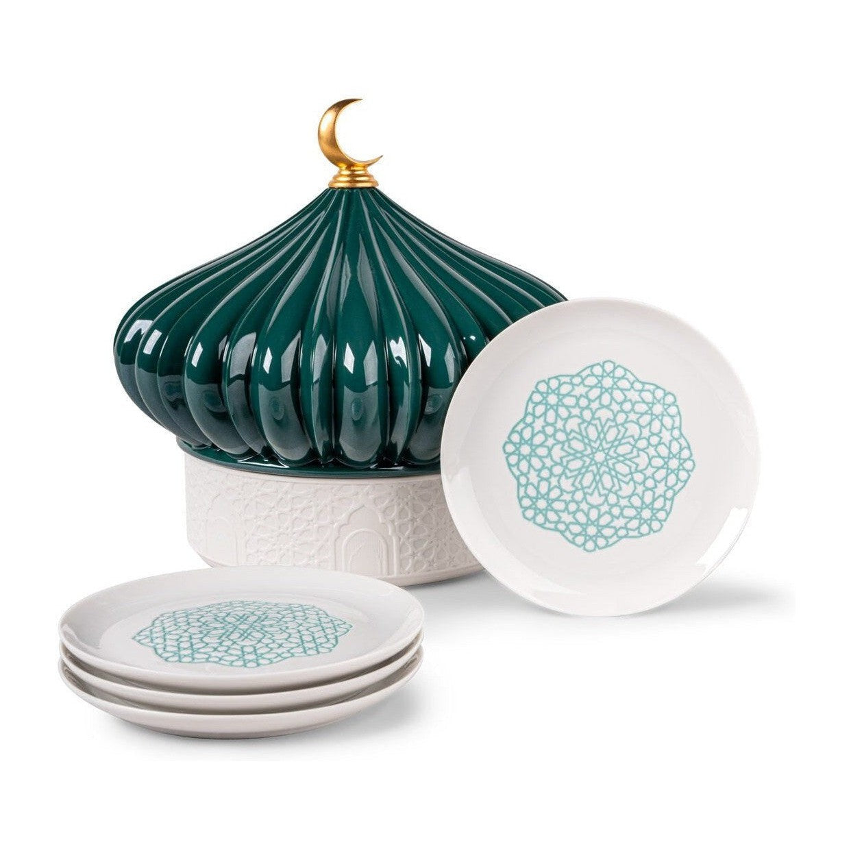 Lladro Majestic Nights Box With Plates