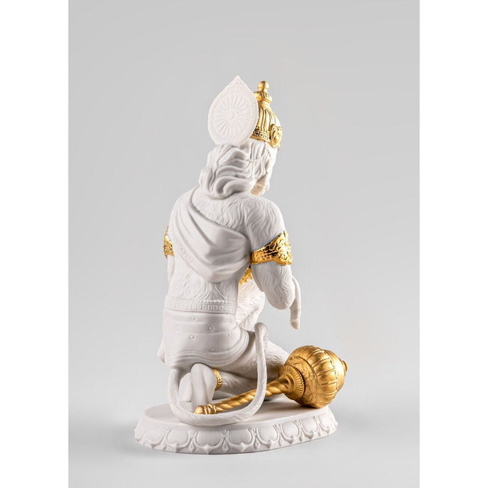 Lladro Hanuman - Gold Luster