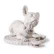 Lladro French Bulldog With Macarons Re-Deco