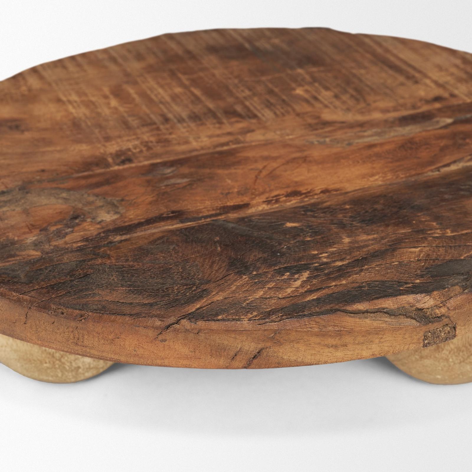 Mercana Kerra Solid Reclaimed Wood Tray