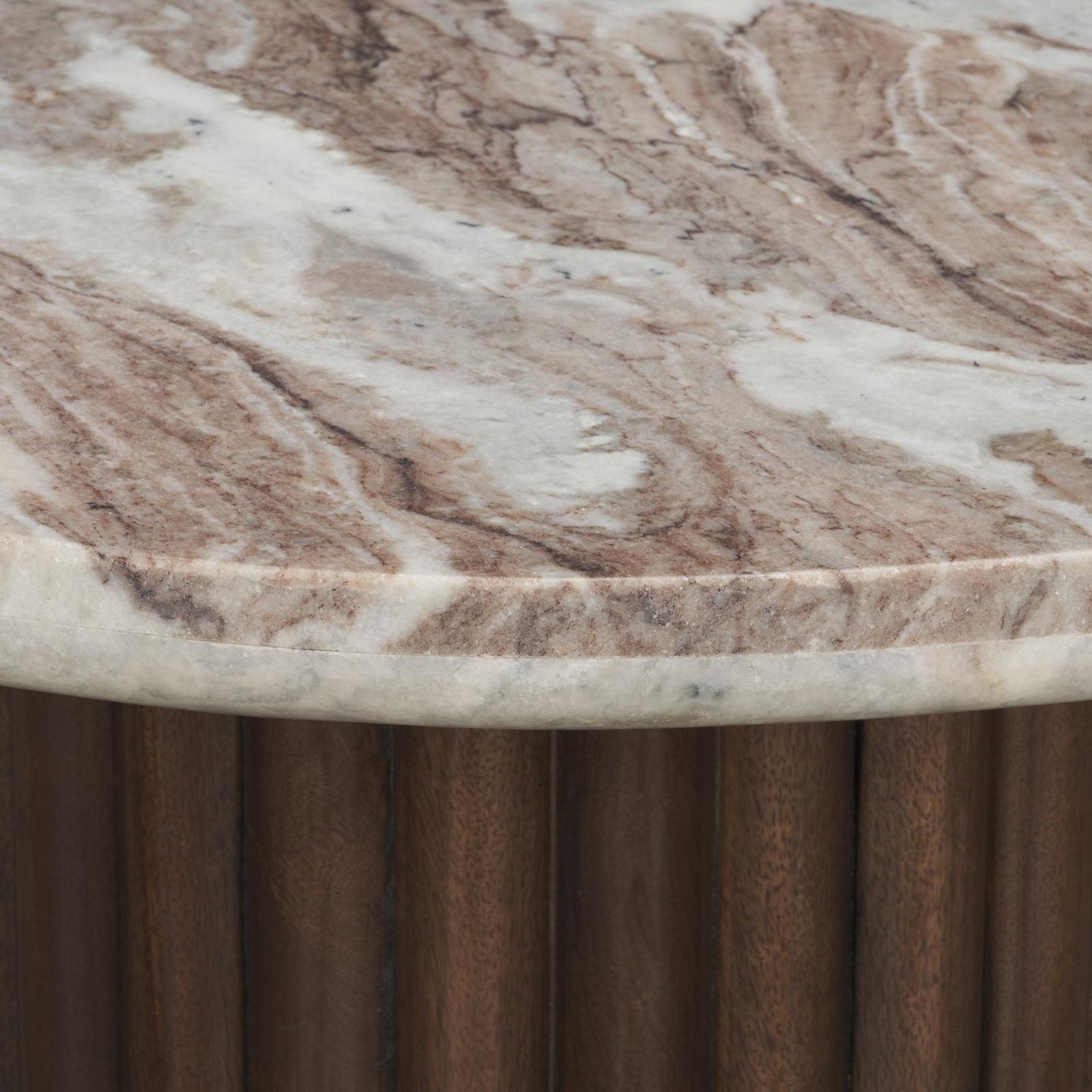Mercana Marbrello Round Side Table