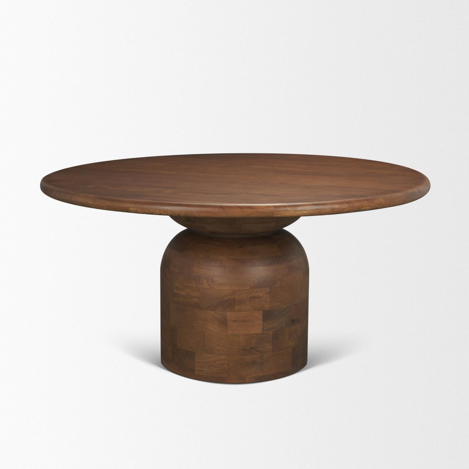Mercana Atlas Pedestal Base Round Dining Table