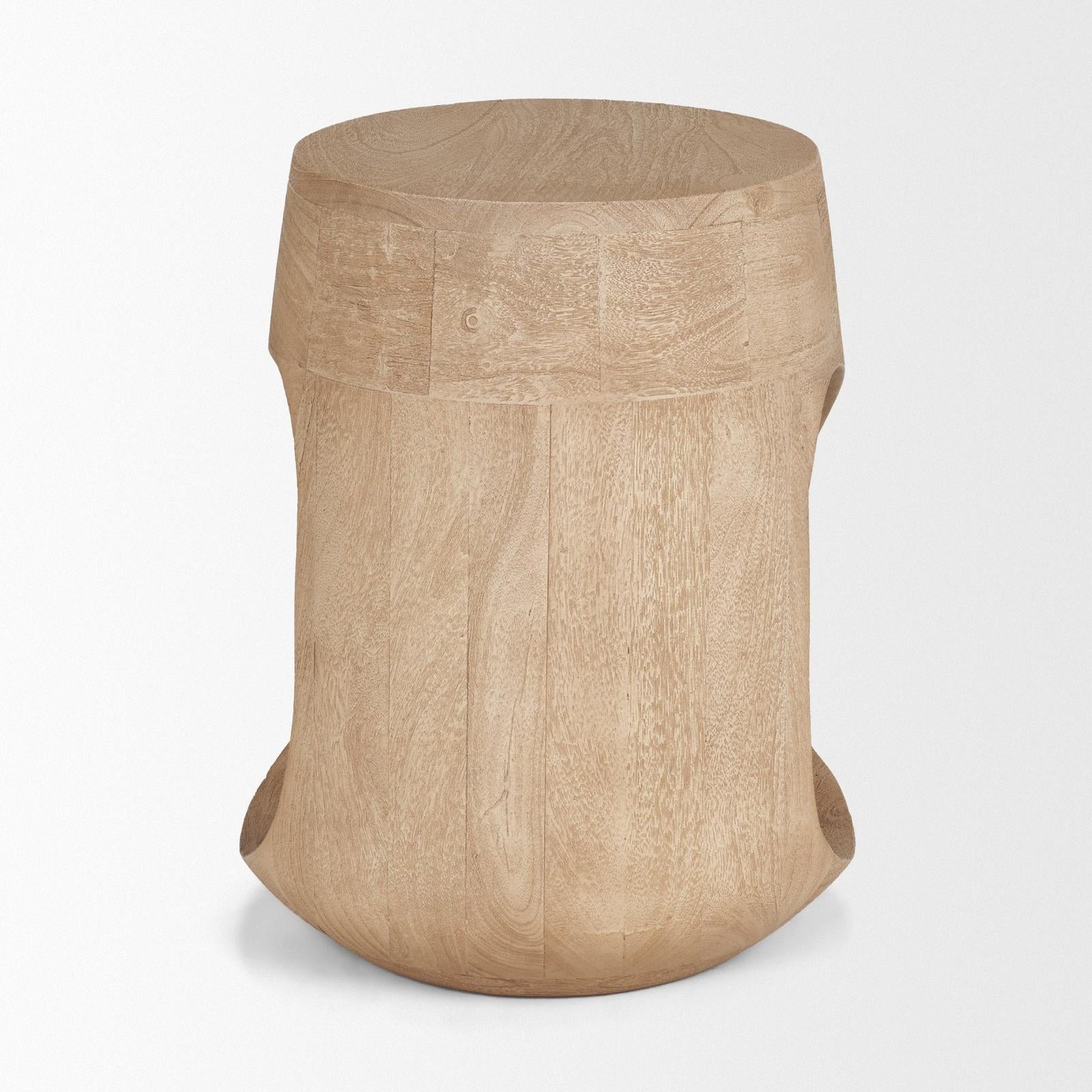Mercana Cove Sculptural Open Side Table
