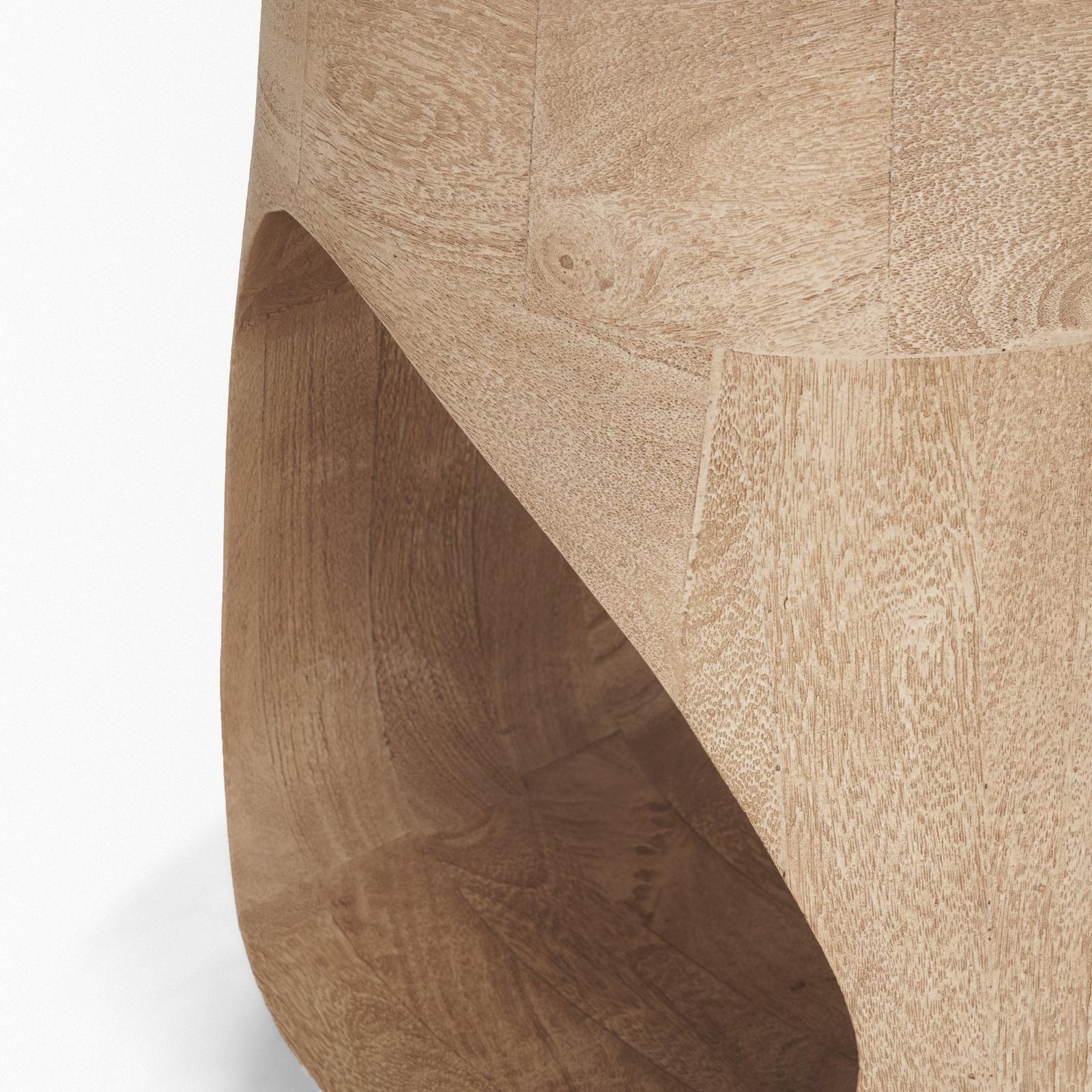 Mercana Cove Sculptural Open Side Table