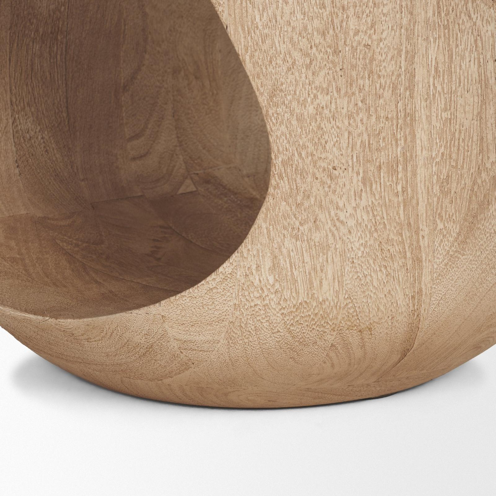 Mercana Cove Sculptural Open Side Table