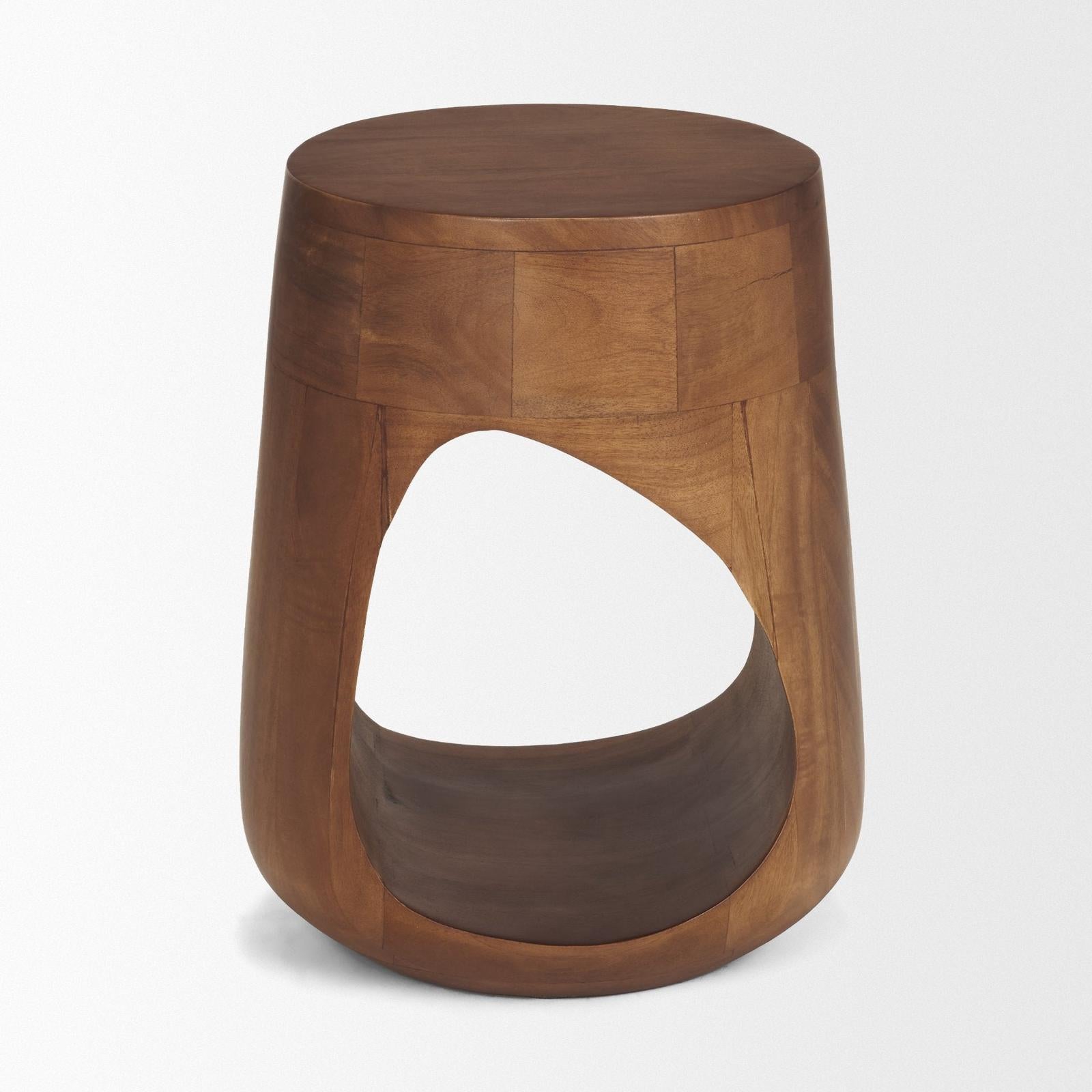 Mercana Cove Sculptural Open Side Table
