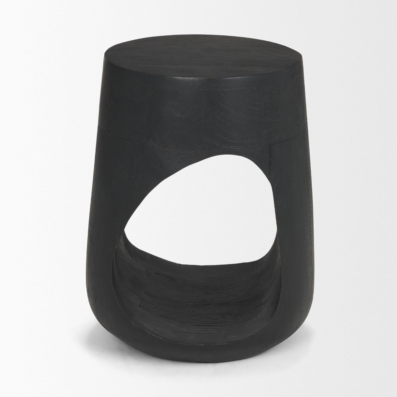 Mercana Cove Sculptural Open Side Table