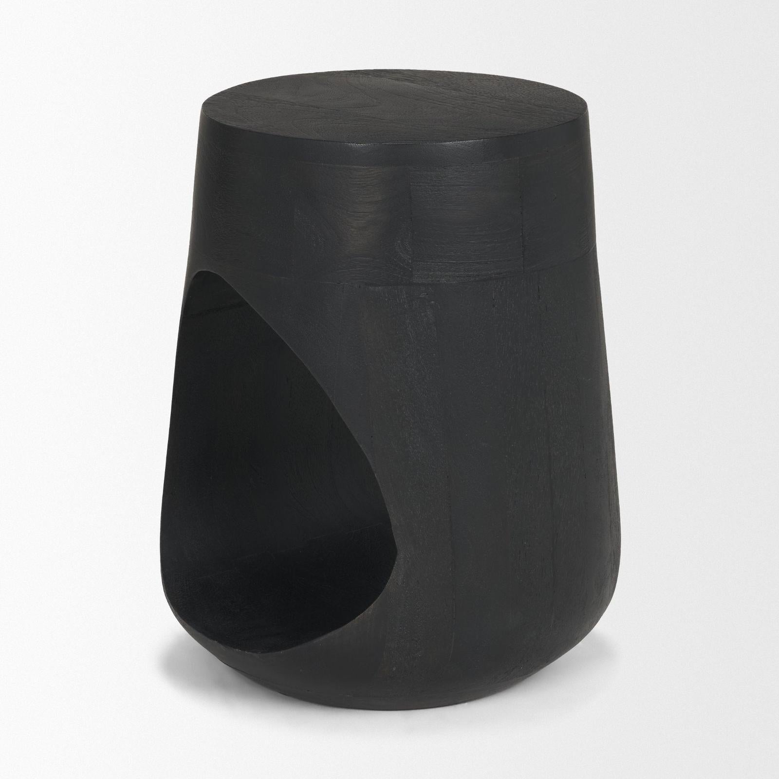 Mercana Cove Sculptural Open Side Table