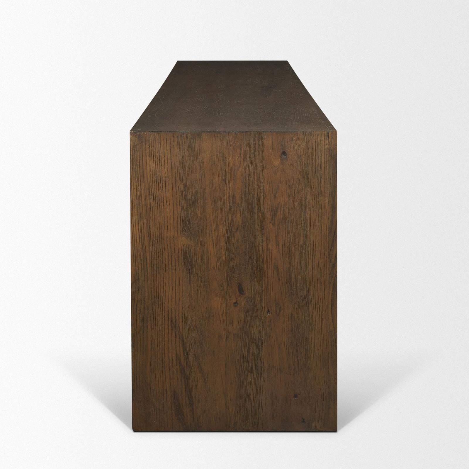 Mercana Belford Oak Wood Console Table
