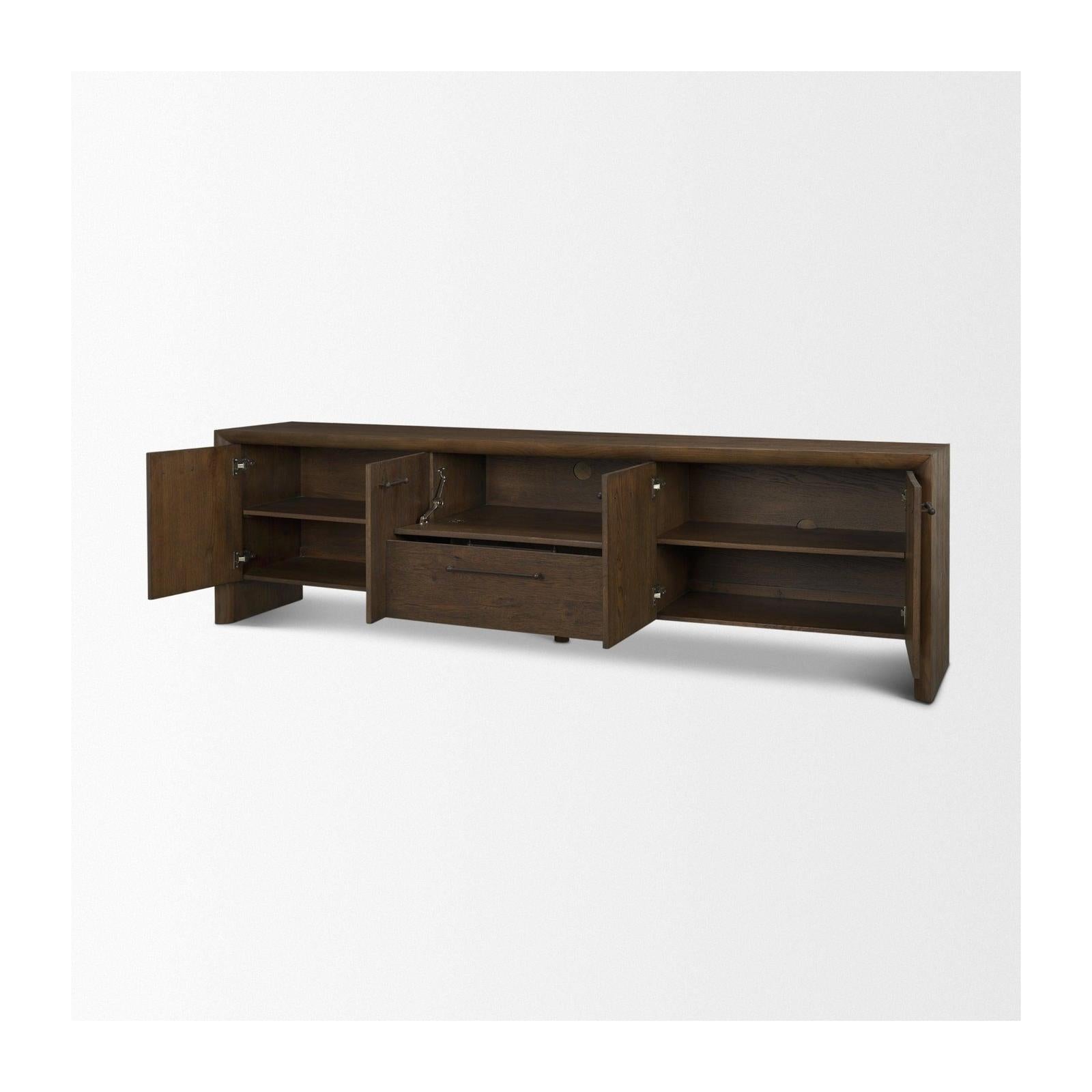 Mercana Belford Oak Wood Console Table
