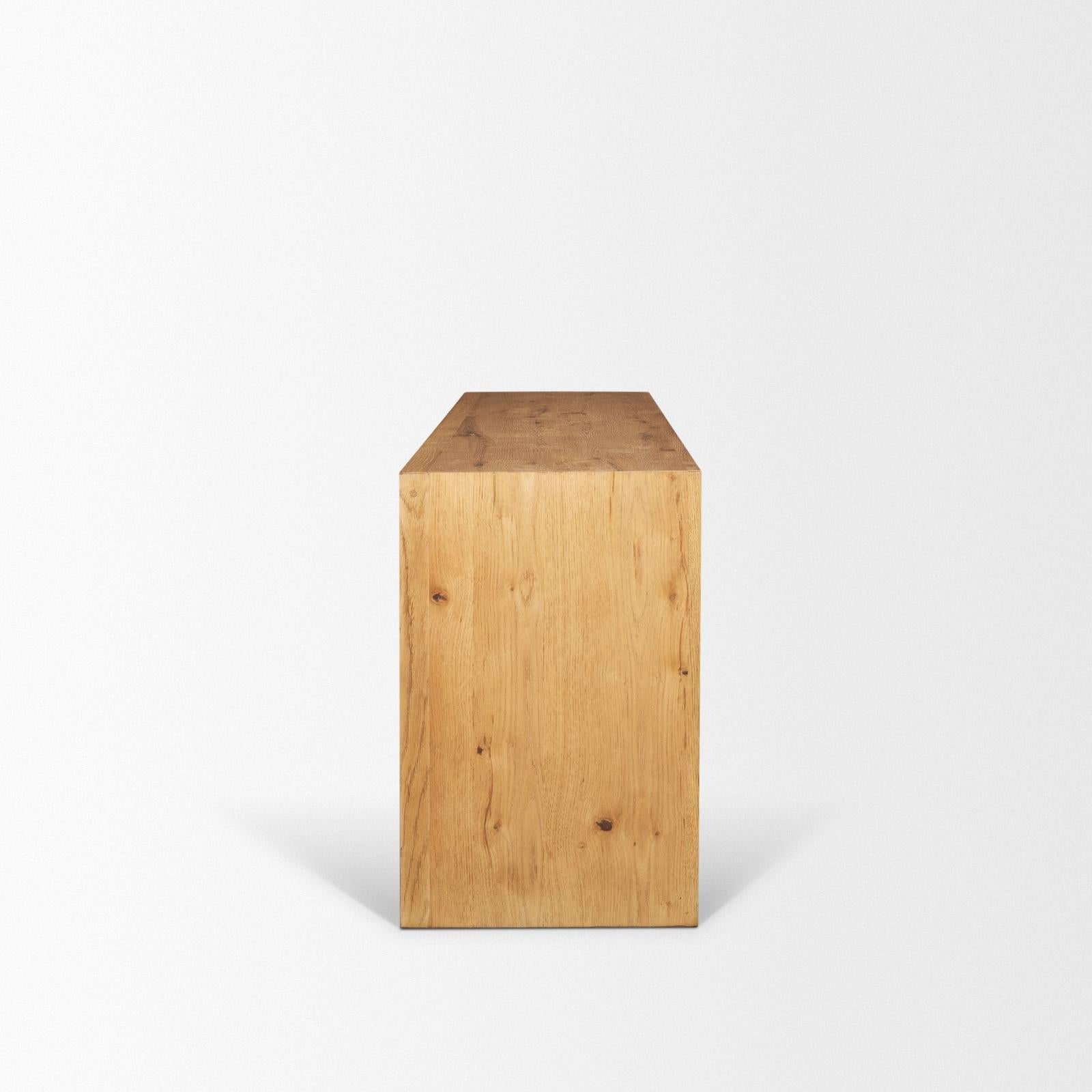Mercana Belford Oak Wood Console Table