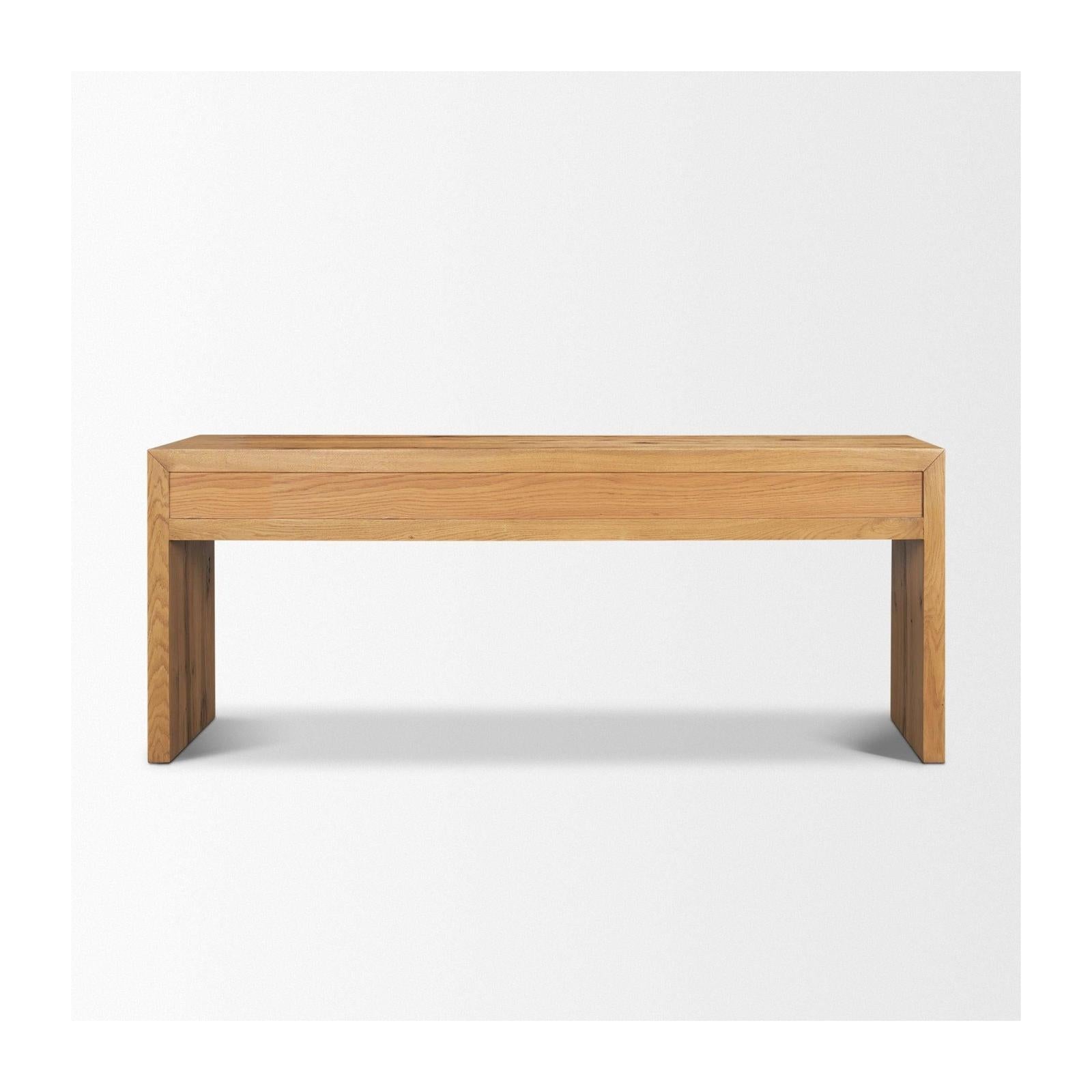 Mercana Belford Oak Wood Console Table