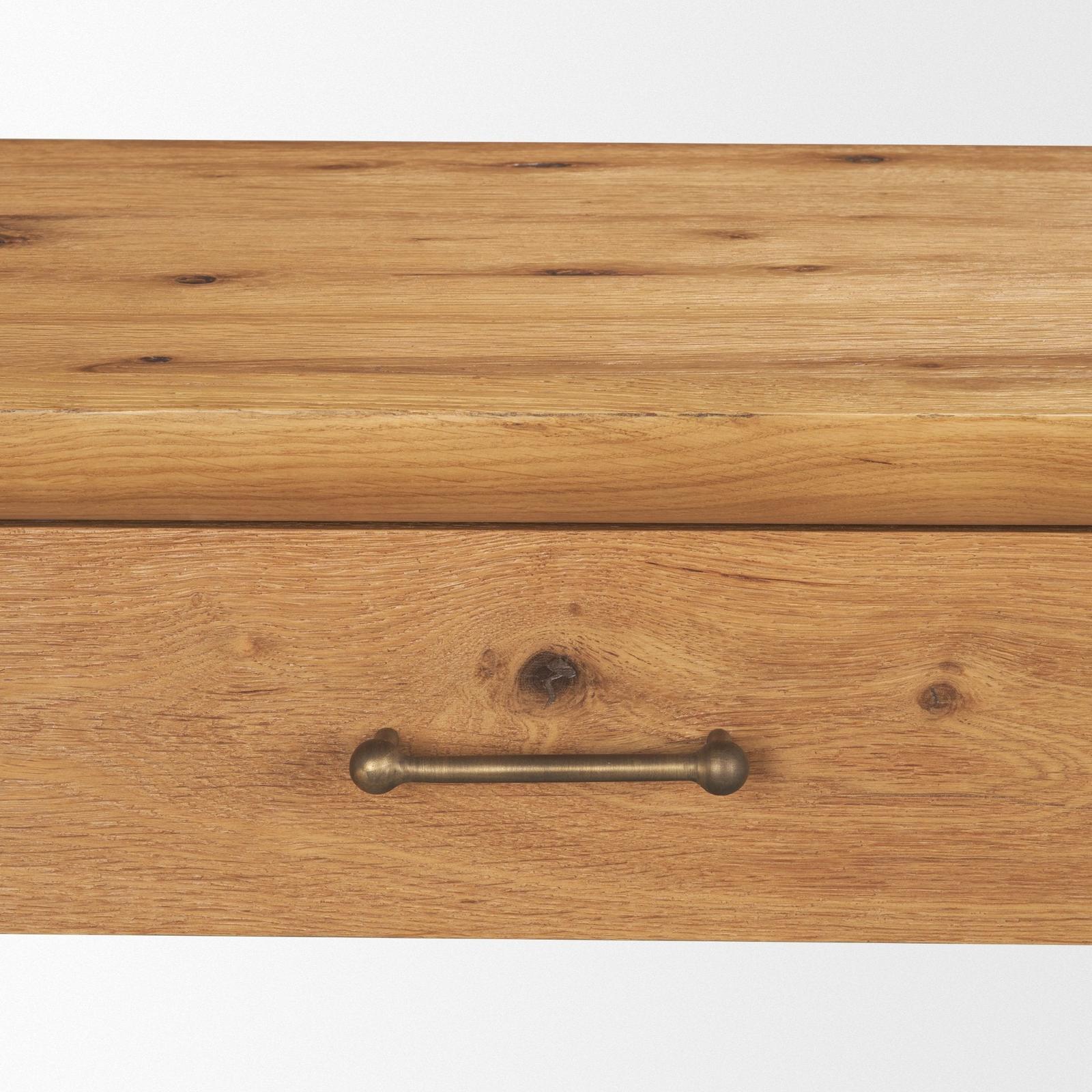 Mercana Belford Oak Wood Console Table