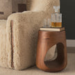 Mercana Cove Sculptural Open Side Table