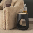 Mercana Cove Sculptural Open Side Table
