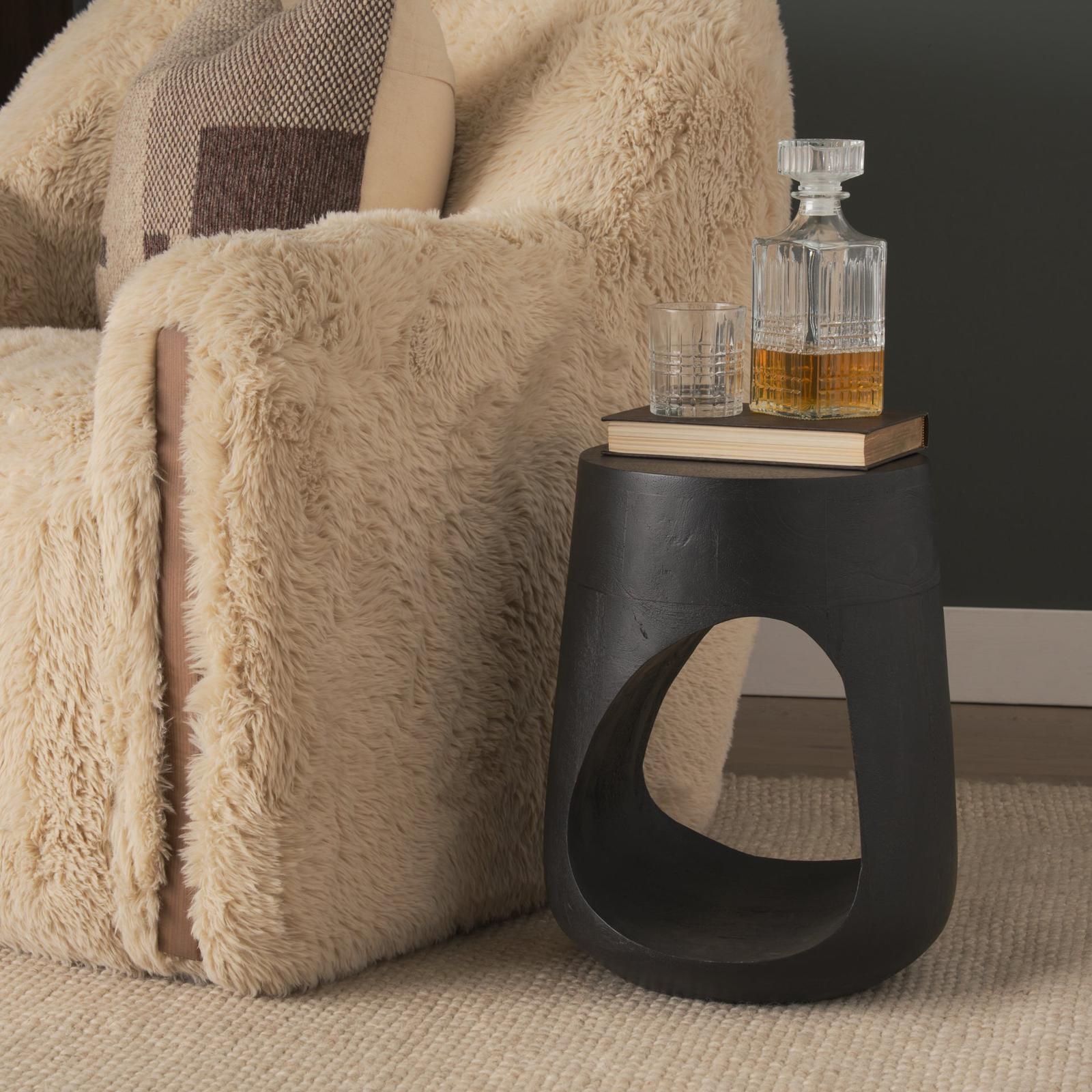Mercana Cove Sculptural Open Side Table