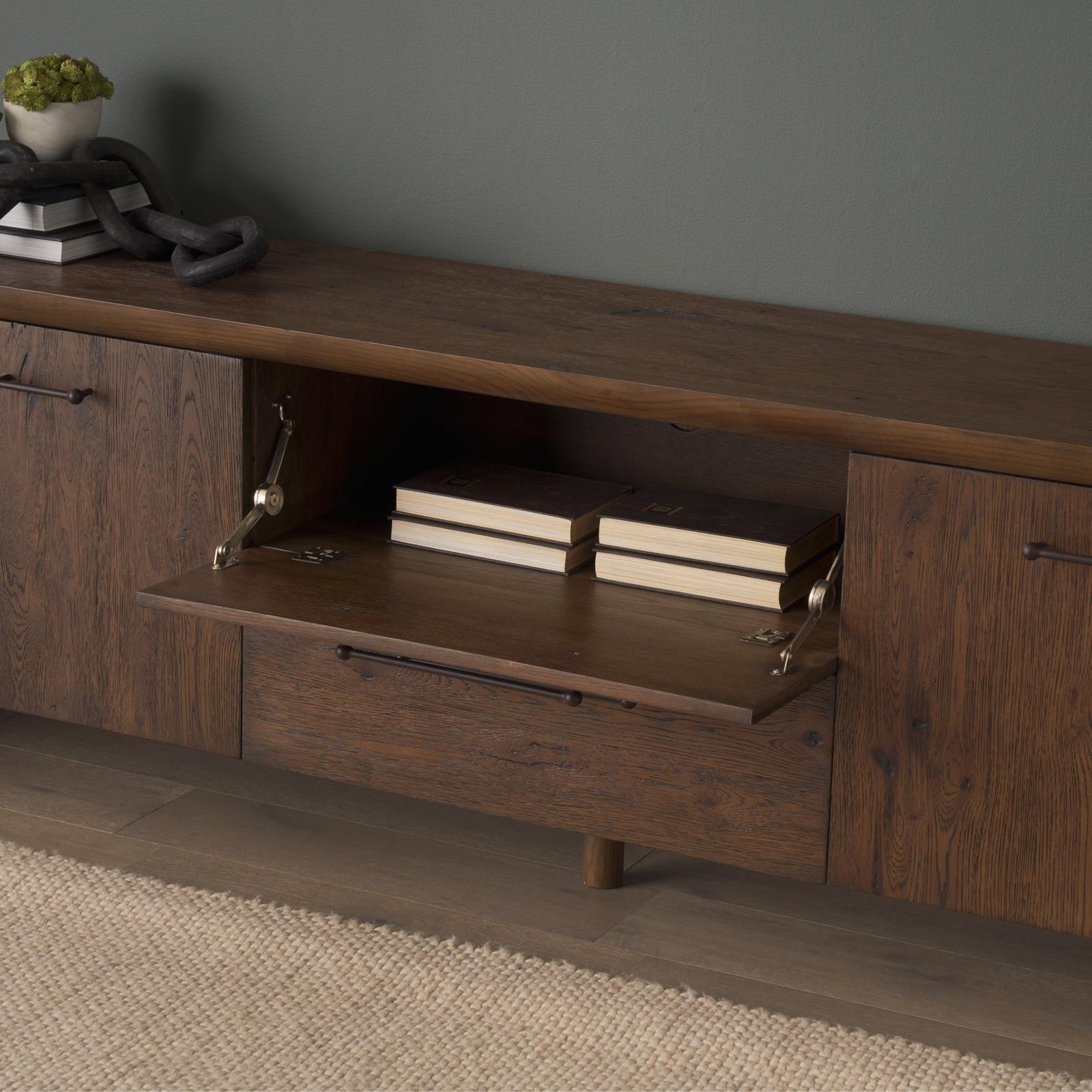 Mercana Belford Oak Wood Console Table