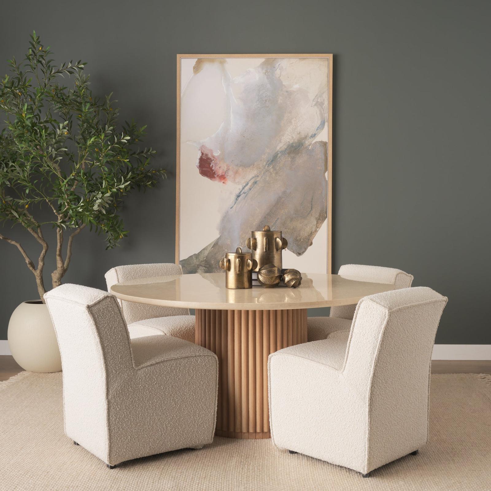 Mercana Marbrello Round Dining Table