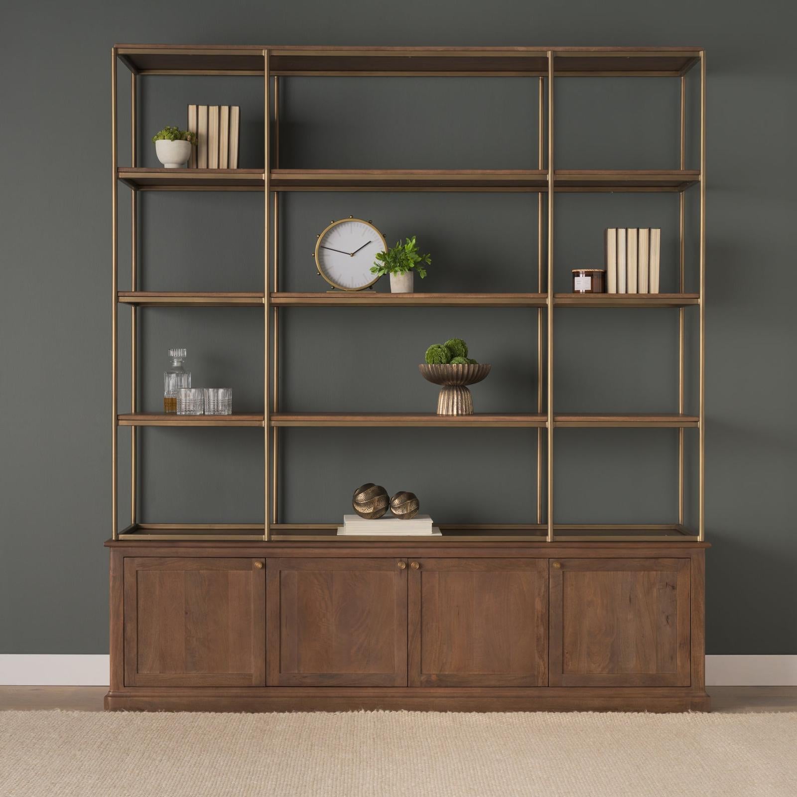 Mercana Baron Open 4-Door Shelving Unit