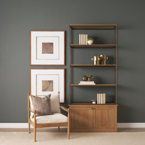 Mercana Baron Open 2-Door Shelving Unit