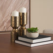 Mercana Akira Metal Pillar Candle Holder