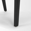 Mercana Reid Framed Black Cane Black Fabric Dining Armchair