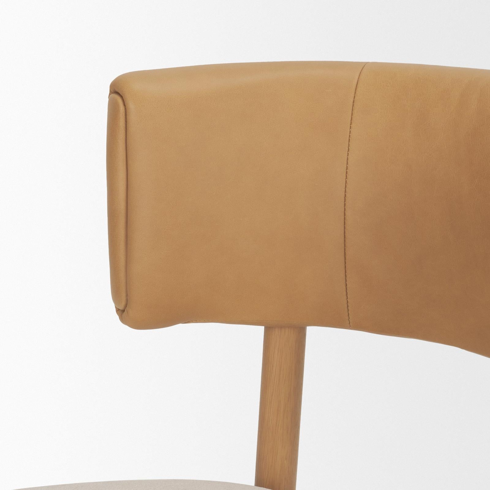 Mercana Motley Leather Dining Chair