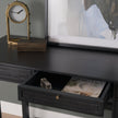 Mercana Grier Solid Wood W/ Black Cane Office Desk