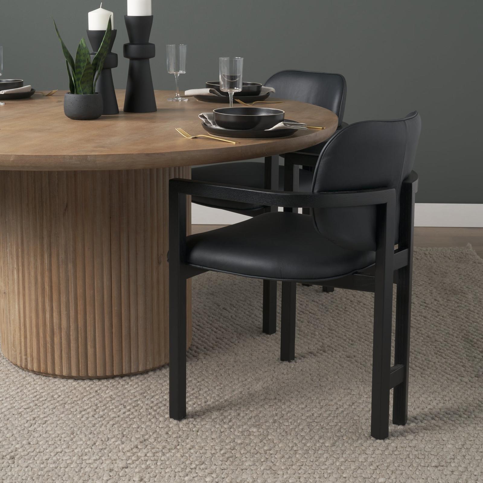 Mercana Carlisle Curved Back Tripod Frame Dining Armchair