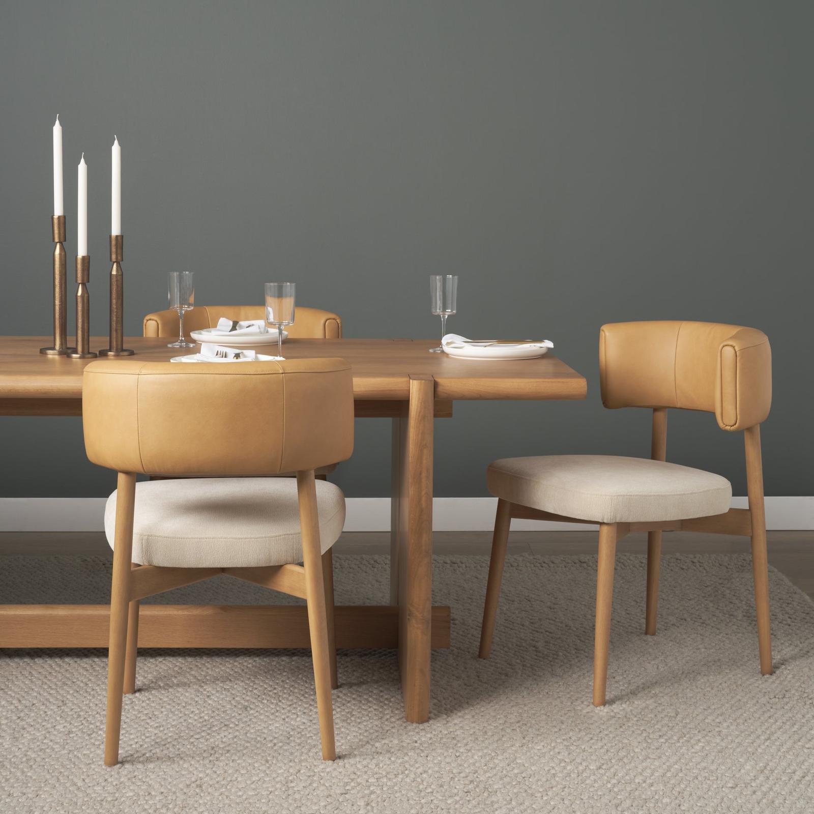 Mercana Motley Leather Dining Chair
