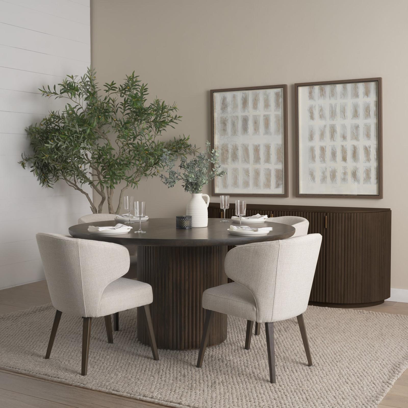 Mercana Terra Fluted Dining Table