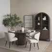 Mercana Niles Wooden Legs Wingback Dining Chair