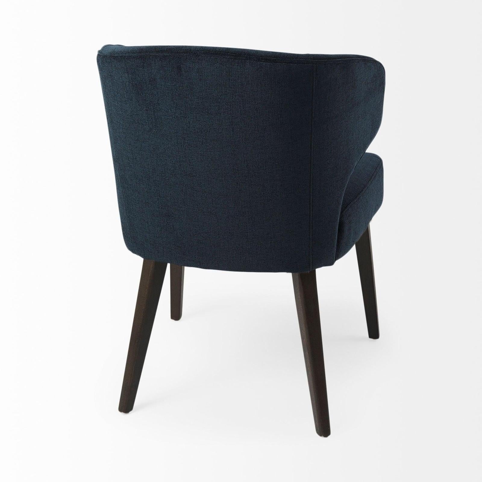 Mercana Niles Wooden Legs Wingback Dining Chair