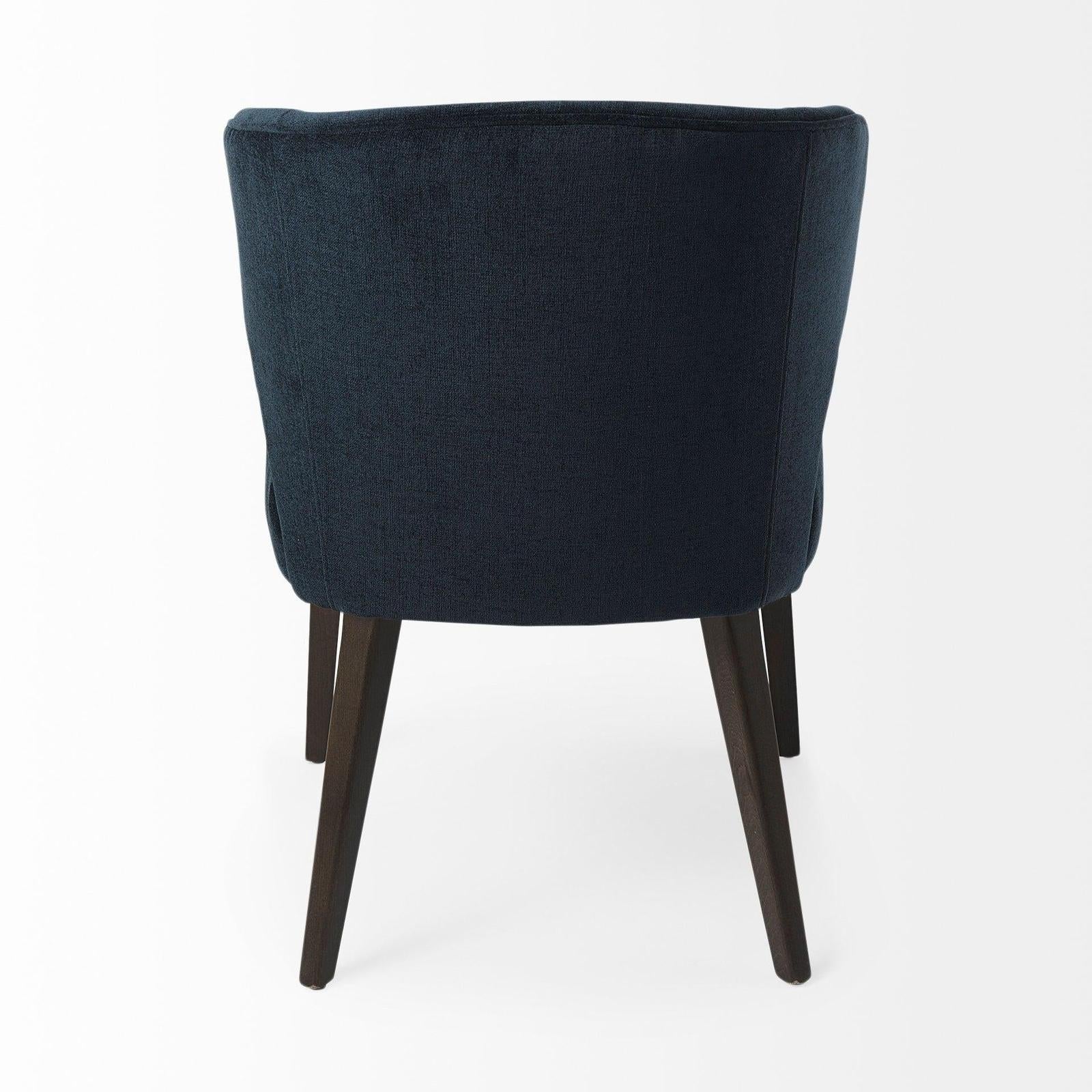 Mercana Niles Wooden Legs Wingback Dining Chair