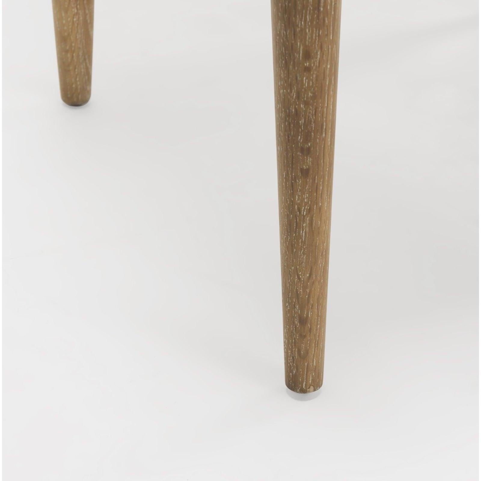 Mercana Cline Upholstered and Light Brown Wood Dining Chair