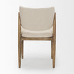 Mercana Cline Upholstered and Light Brown Wood Dining Chair