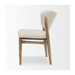 Mercana Cline Upholstered and Light Brown Wood Dining Chair