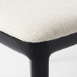 Mercana Clara Fabric Seat and Cane Back Armless Dining Chair