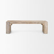 Mercana McArthur Whitewash Reclaimed Wood Bench TOP