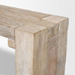 Mercana McArthur Whitewash Reclaimed Wood Bench TOP