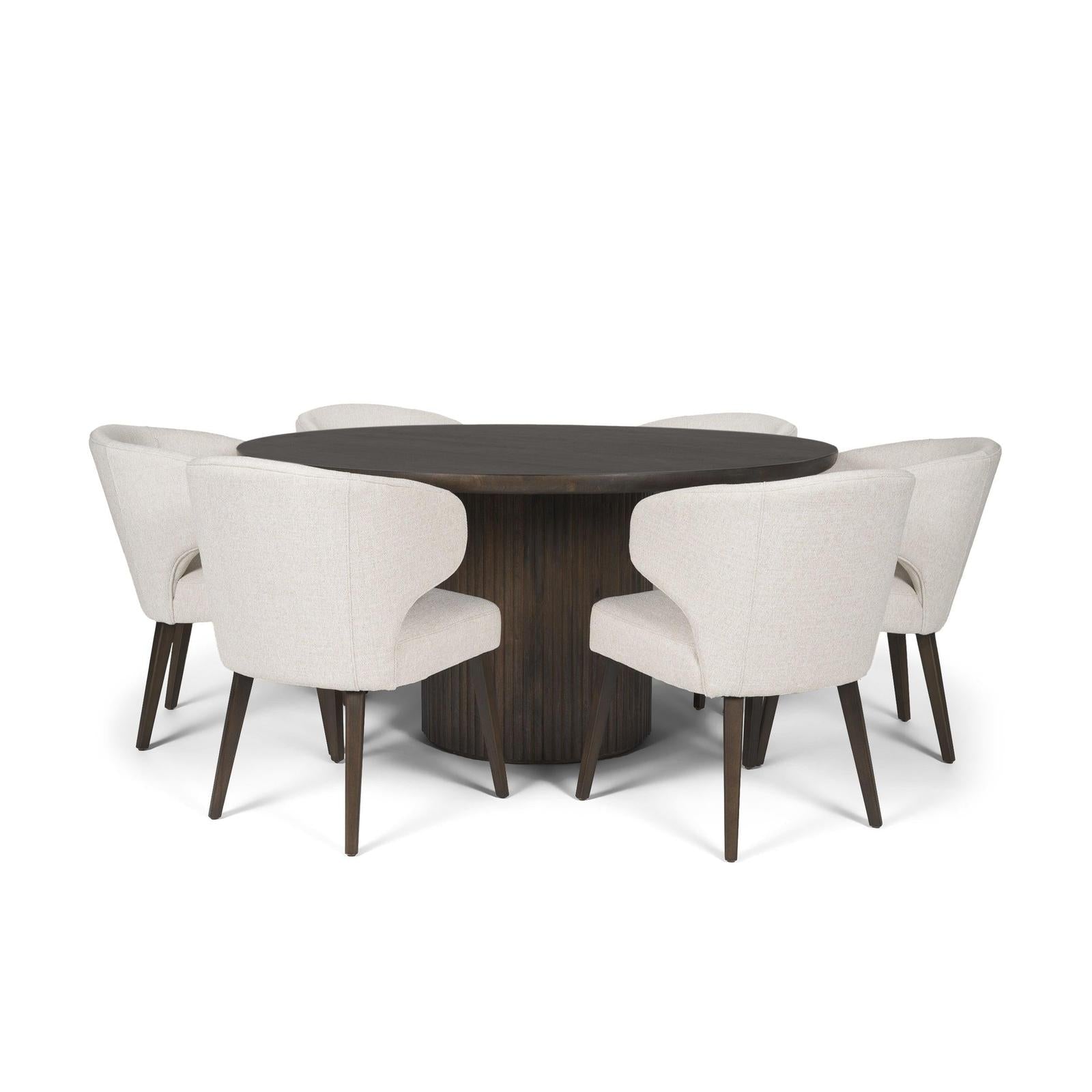 Mercana Terra Fluted Dining Table