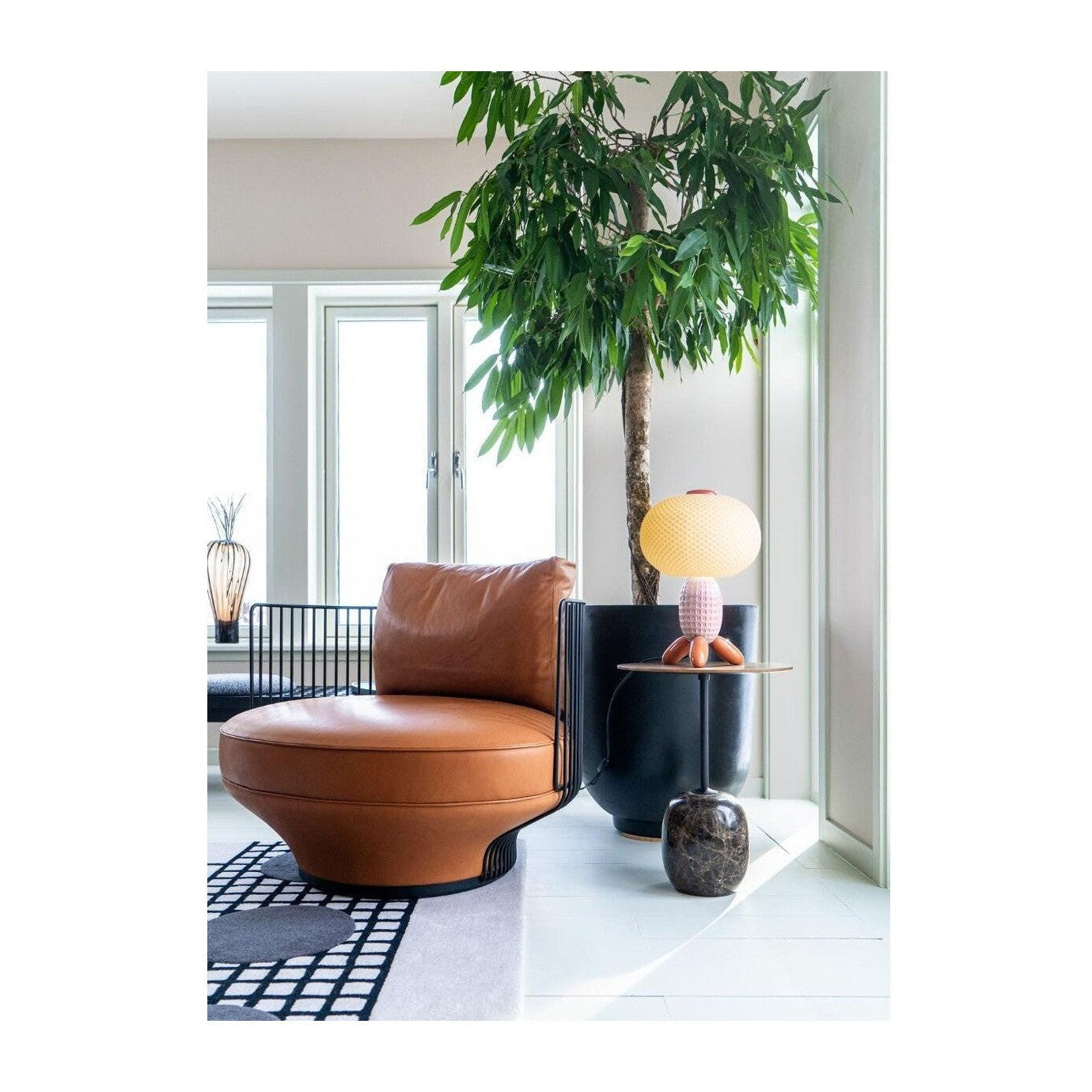 Lladro Soft Blown Table Lamp