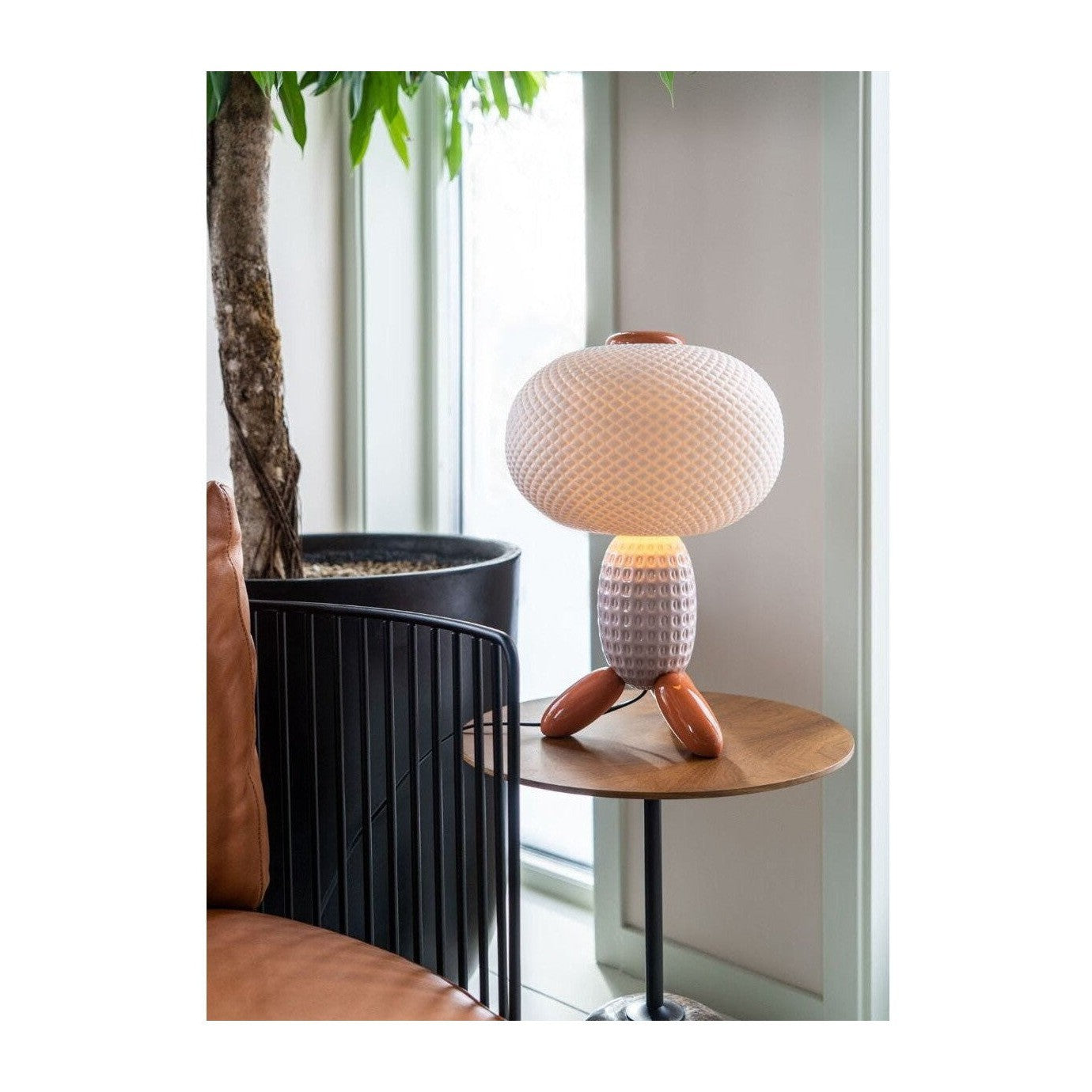 Lladro Soft Blown Table Lamp