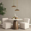 Mercana Garnet Gold Hammered Metal Pendant Light Clearance