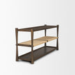 Mercana Bondi Dark Paper Rope Shelf Console Table