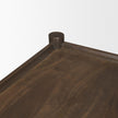 Mercana Bondi Dark Paper Rope Shelf Console Table
