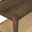 Mercana Bondi Dark Paper Rope Shelf Console Table