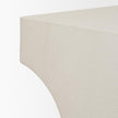 Mercana Bunda Square Sculptural Stone Finish Accent Table